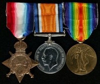 Harry Ball : (L to R) 1914-15 Star; British War Medal; Allied Victory Medal